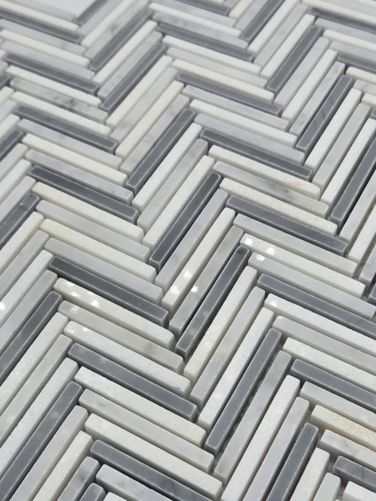 Industry Tile Natural Stone Chevron Waterjet Mosaic ( 5 pc per case) 2536